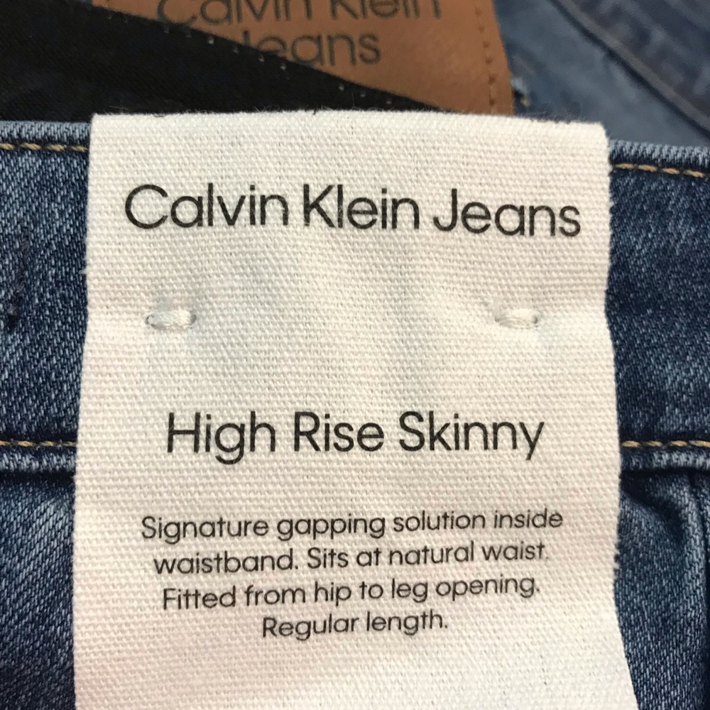 Calvin Klein High Rise Jeans - Picture 6 of 12